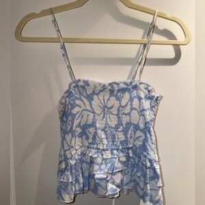 Ocean Drive Beachy Babydoll Tank Top - Size M